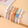 Bohemian Style Colorful Cross Bracelet Vintage & Bohemian, Multi-Layered Stackable Bracelets, Fashionable for Men & Women