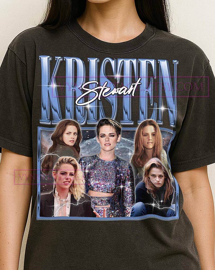 Kristen Stewart Bootleg Shirt, Vintage Actress Star Celebrity Performer Tee, 90s Retro Throwback T-shirt, Kristen Stewart Sweater