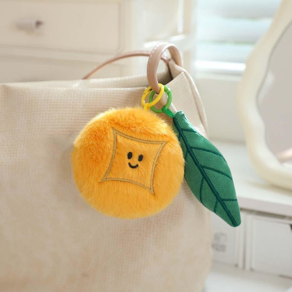 Tomato Litchi Key Ring Blessing Bag Grape Key Chain Mini Fruit String Pendant  Festival Gifts