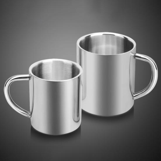 220/300/400ml Portable Stainless Steel Travel Coffee Mug Tea Drinking Water Cup