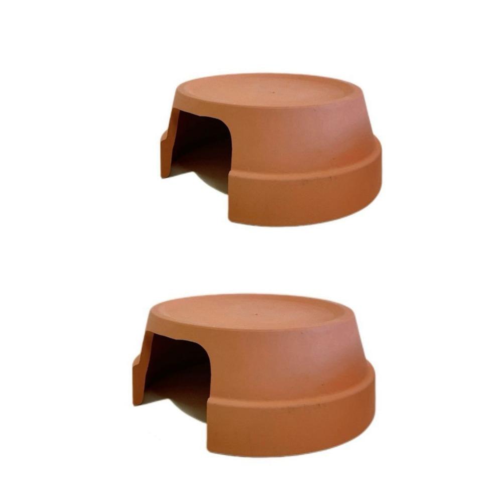 Dekorative Reptilienversteckbox Eingang Reptilien-Terrarium Praktisches Schildkrötenversteck Aquarium