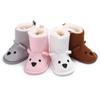 Baby Girls Boys Winter Ankle Boots Non-slip Newborn Snow Shoes Soft Bottom Fleece Warm Flats Casual Toddler Infant Walking Shoes