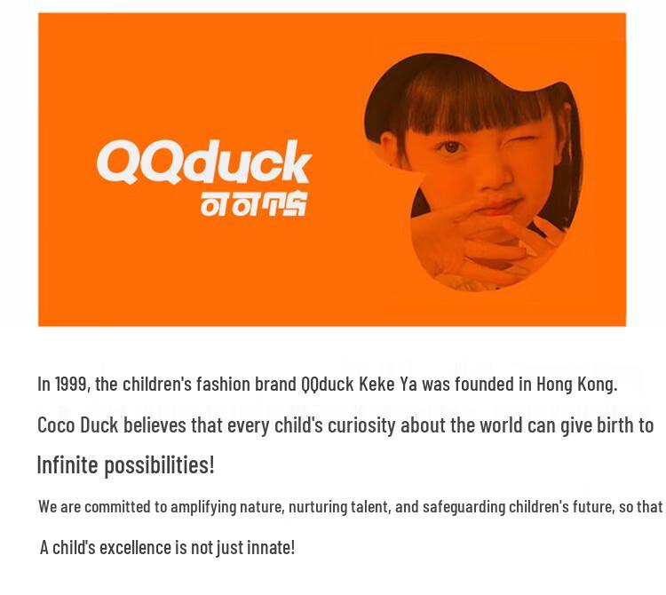 QQ DUCK Dívčí mladistvé tričko s krátkým rukávem