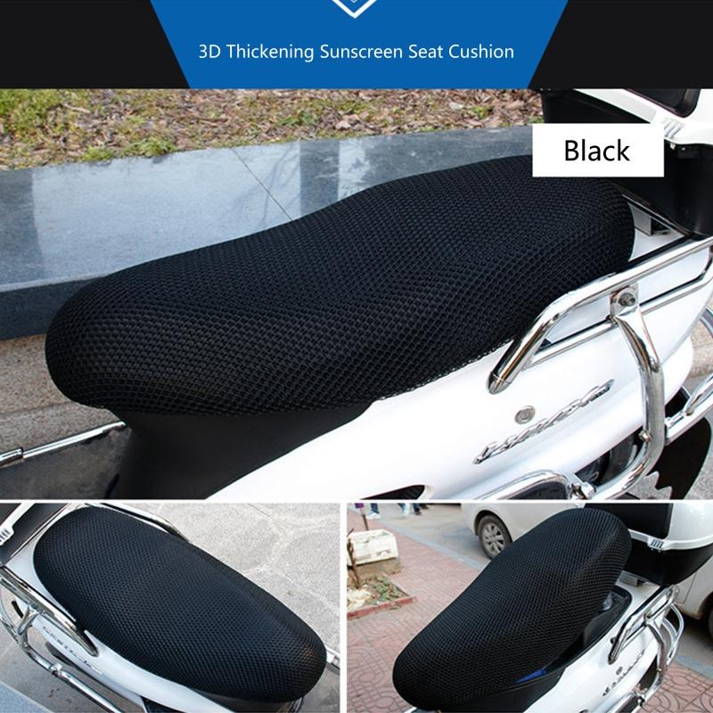 3D atmungsaktiv für Sitzbezug Motorrad Moped Roller Anti-Rutsch-Kissen für Sitz