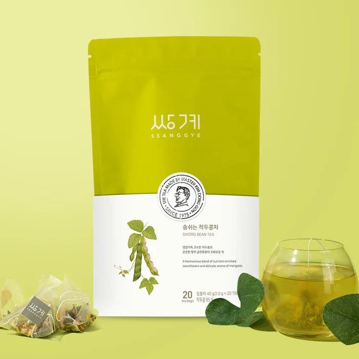 

Premium Tea Pouch Green Bean Tea 20 Tea Bags