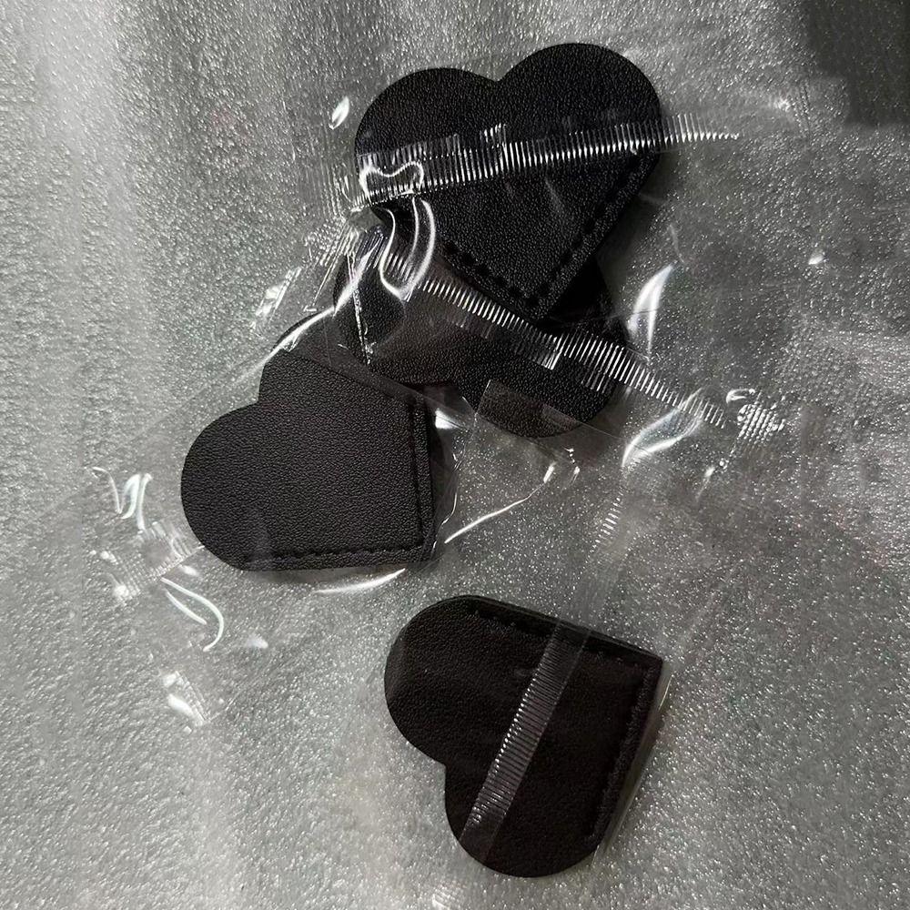 Heart-shaped Corner Page Marker Multicolor Reading Bookmarks Portable Leather Bookmark  Students