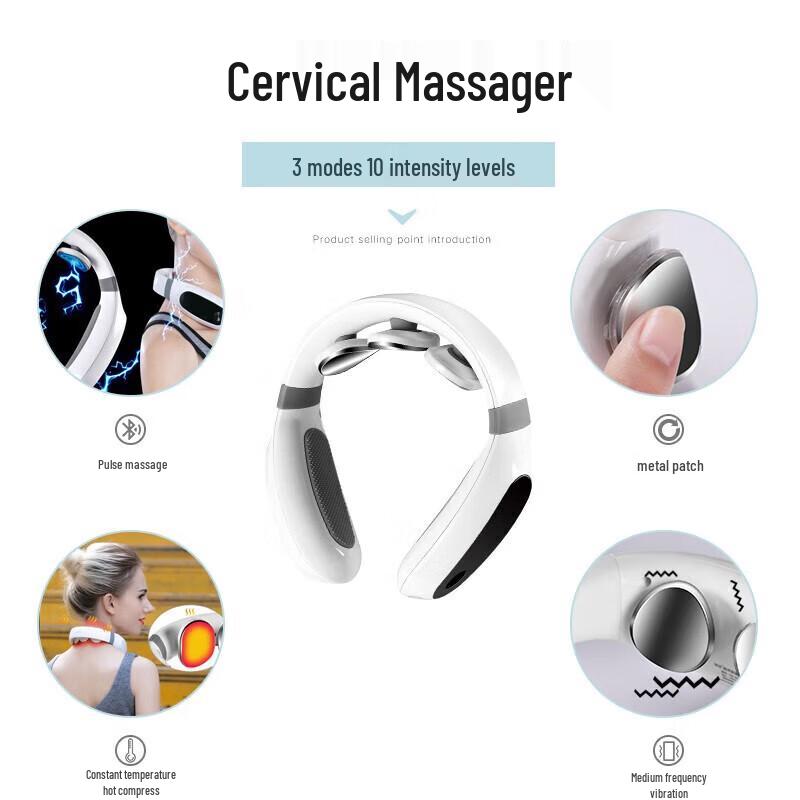 HEZHENG Wireless Smart Neck Massager HZ-INECK-2