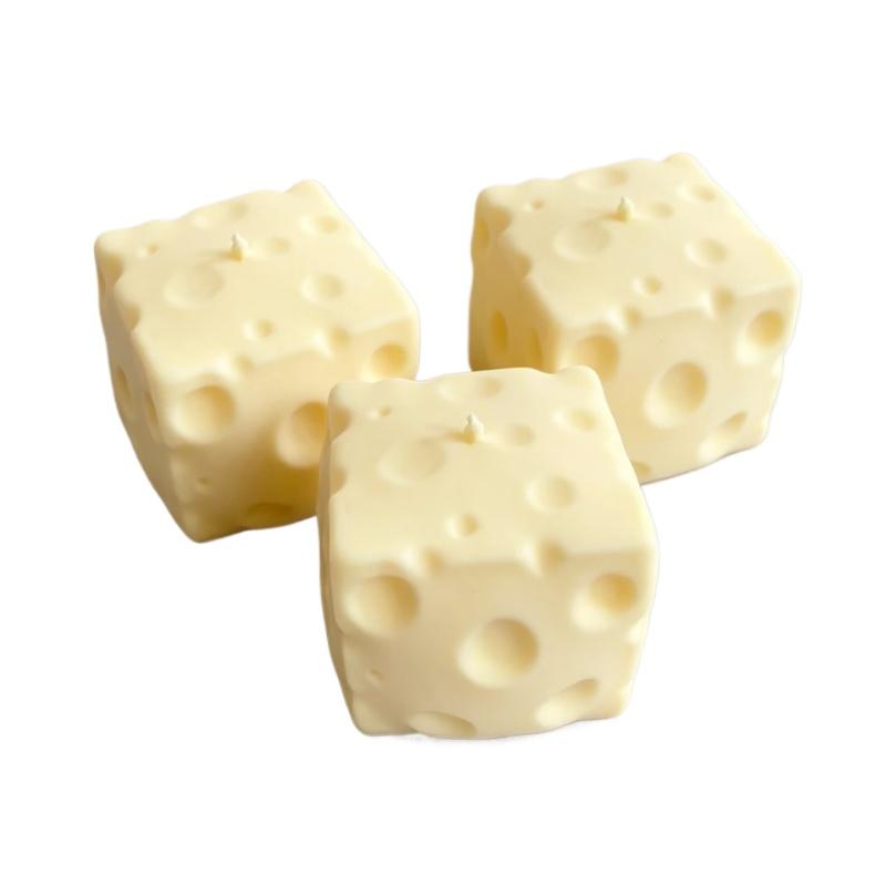 --Cubo di Formaggio Jumbo Palla Antistress Grande Forma di Formaggio Palla da Spremere Non Rimbalzante Giocattolo Fidget Asmr Sensoriale Antistress Regalo per Festival