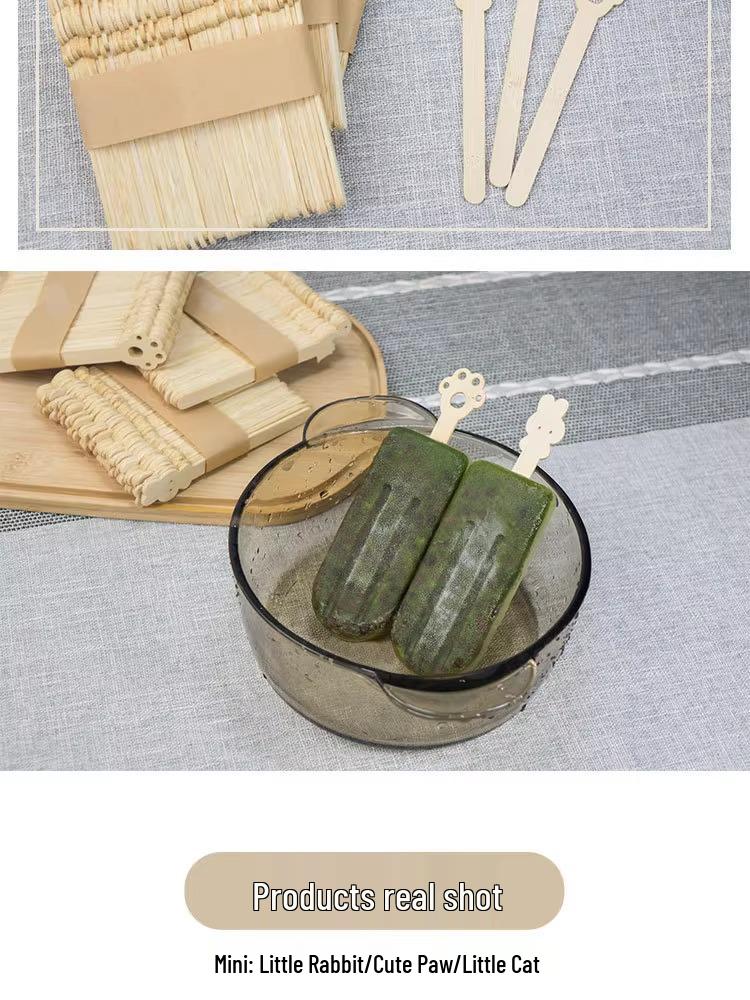 Colorful Wooden Popsicle Sticks for DIY Crafts, Children's House Models, and Architectural Materials.