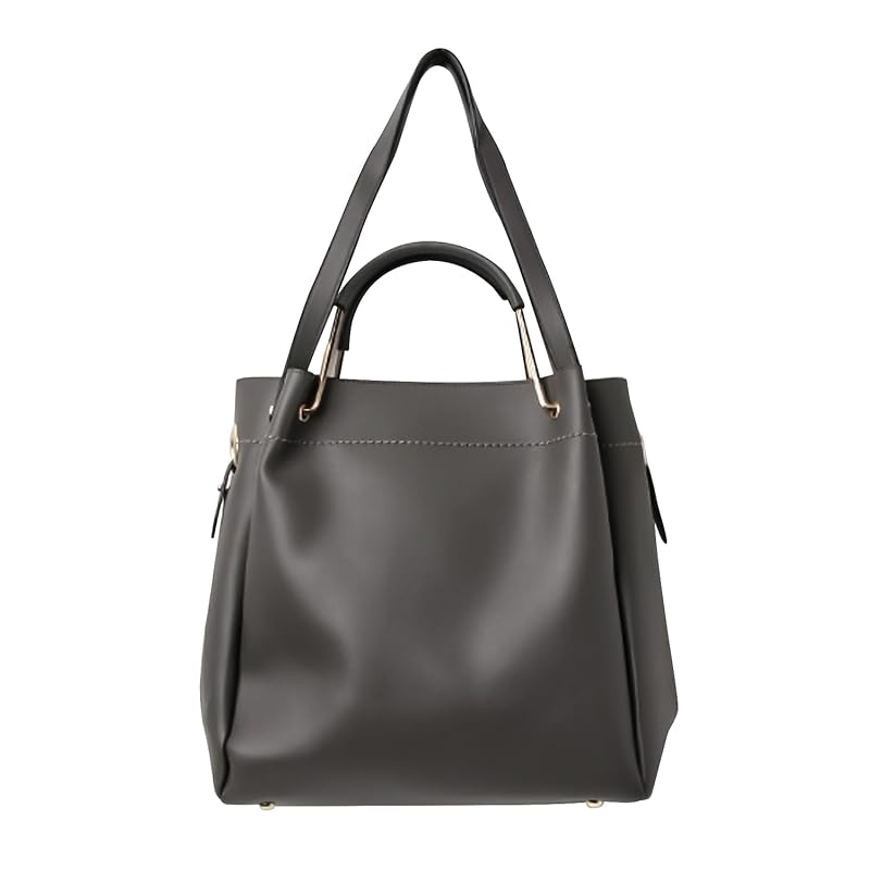 

[ANTIC RAG] gray 4way bag ladies A4 compatible multi tote bag shoulder bag commuting bag office bag bag bag on hand Shoulder bag Larger large capacity