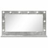 Rectangular Washbasin Mirror Concrete Grey 80 x 45 x 18 cm
