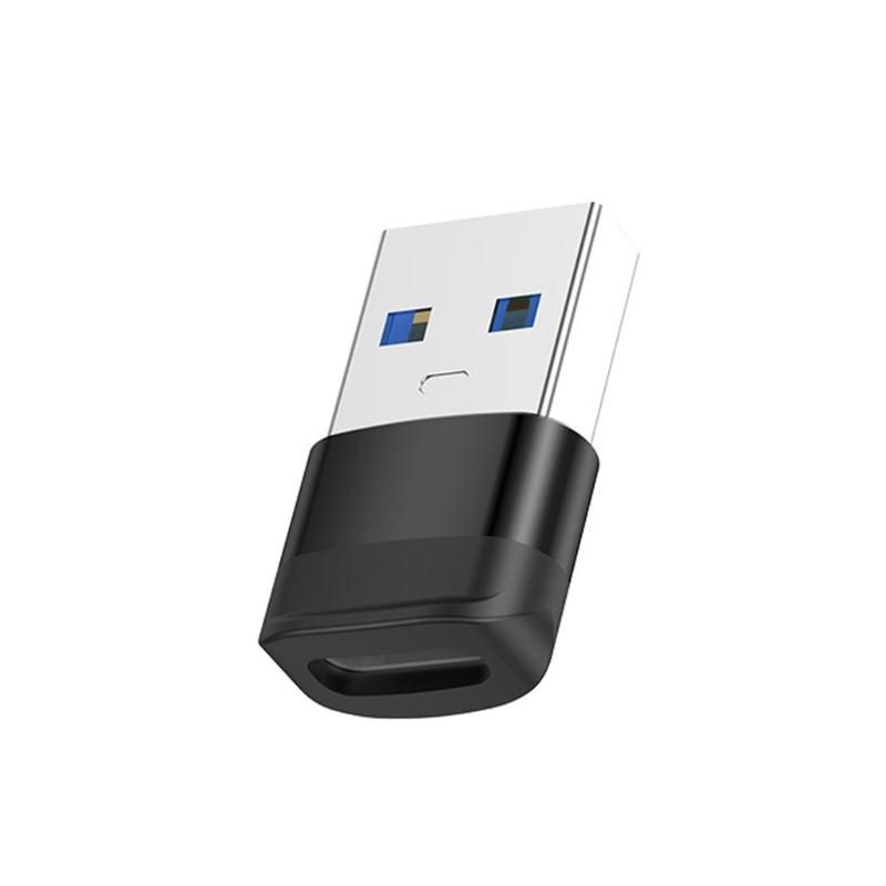 Type C Female to USB3.0 Male Adapter USB A to C Adapter Supports 10Gbps Data Speed Quick Charging for Phones Tablets