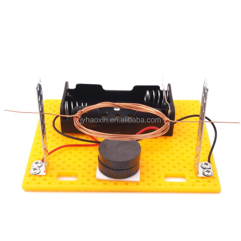 Wooden Physics Assembly Kit Electric Motor STEM Diy Science Experiment Education Toy