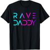 Rave Daddy Graphic Tee For Men Casual Round Neck Cotton Tshirt