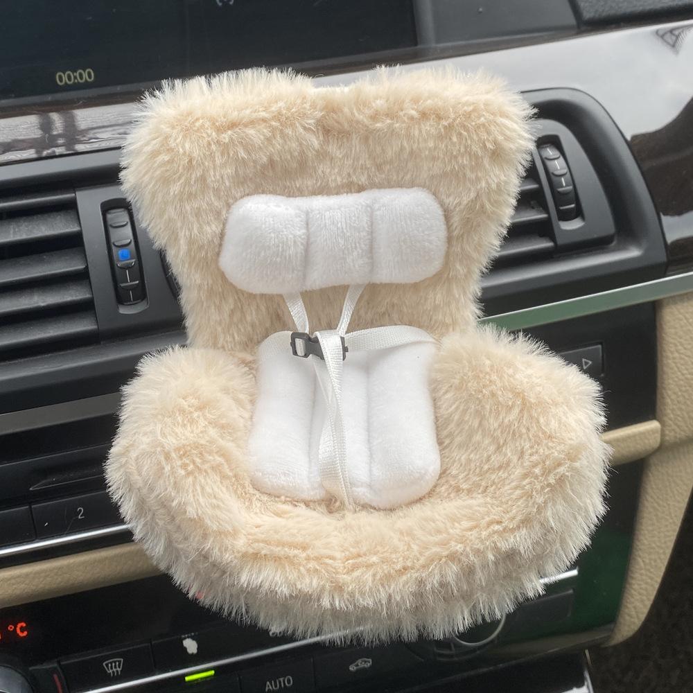Puppensitz Autozubehör Ornament Labub Sicherheitssitz Puppenzubehör Dekoration