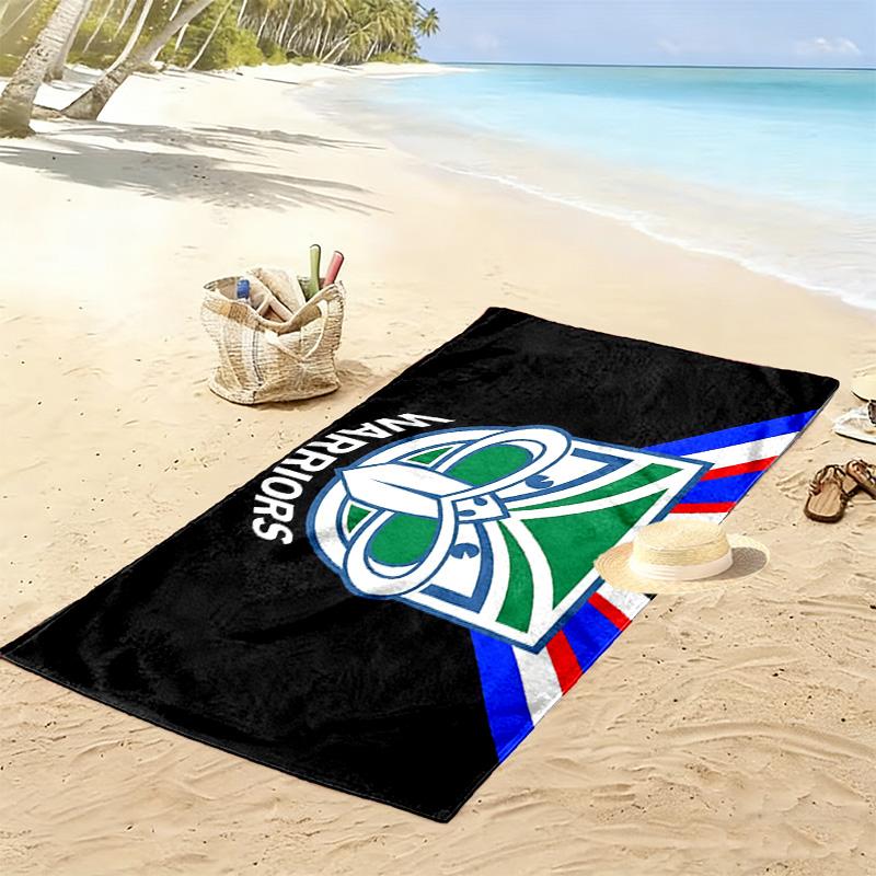 New Zealand Warriors Print Beach Towel, Large Soft Quick Dry Towel for Beach Camping Swimming