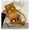 Women'S Triangle And Square Cheese Shaped Mini Pu Leather Bags Cute Earphone Lipstick Purses Handbags Crossbody Shoulder Bag
