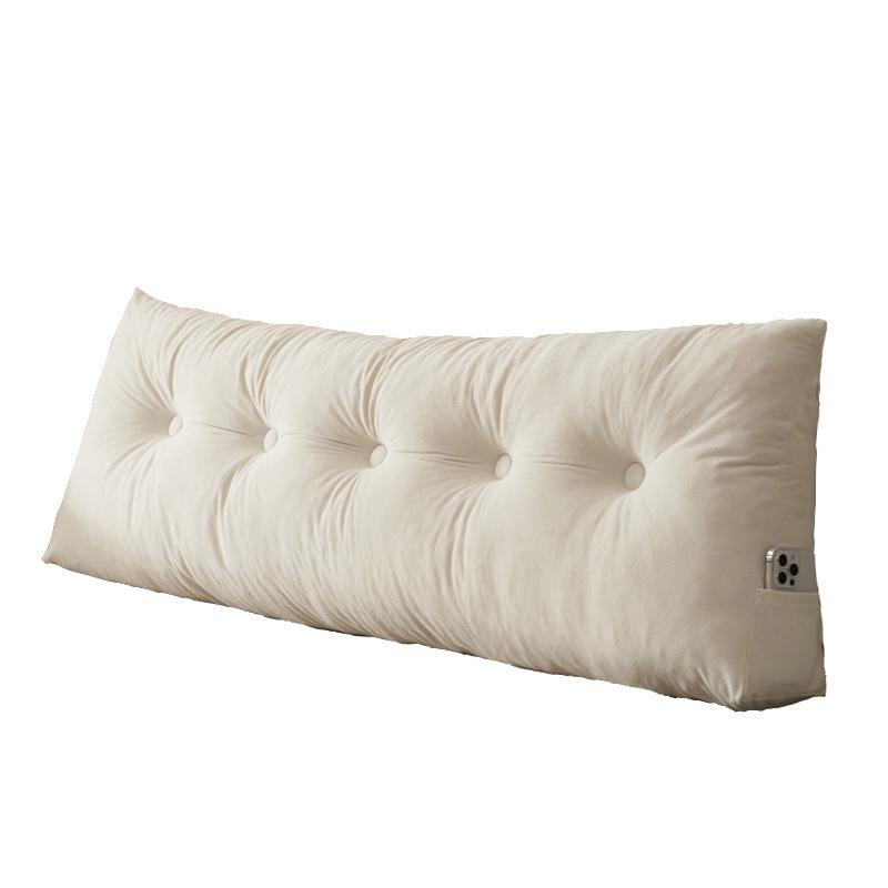 Pernă de căpătâi triunghiulară - Spătar mare moale pentru cămin sau dormitor.