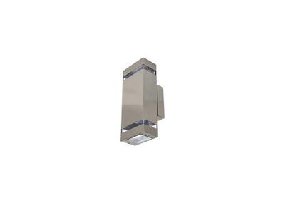 Gardenya-2 Stainless Steel Wall Light GU10 2x35W Dim. 110x105x255mm