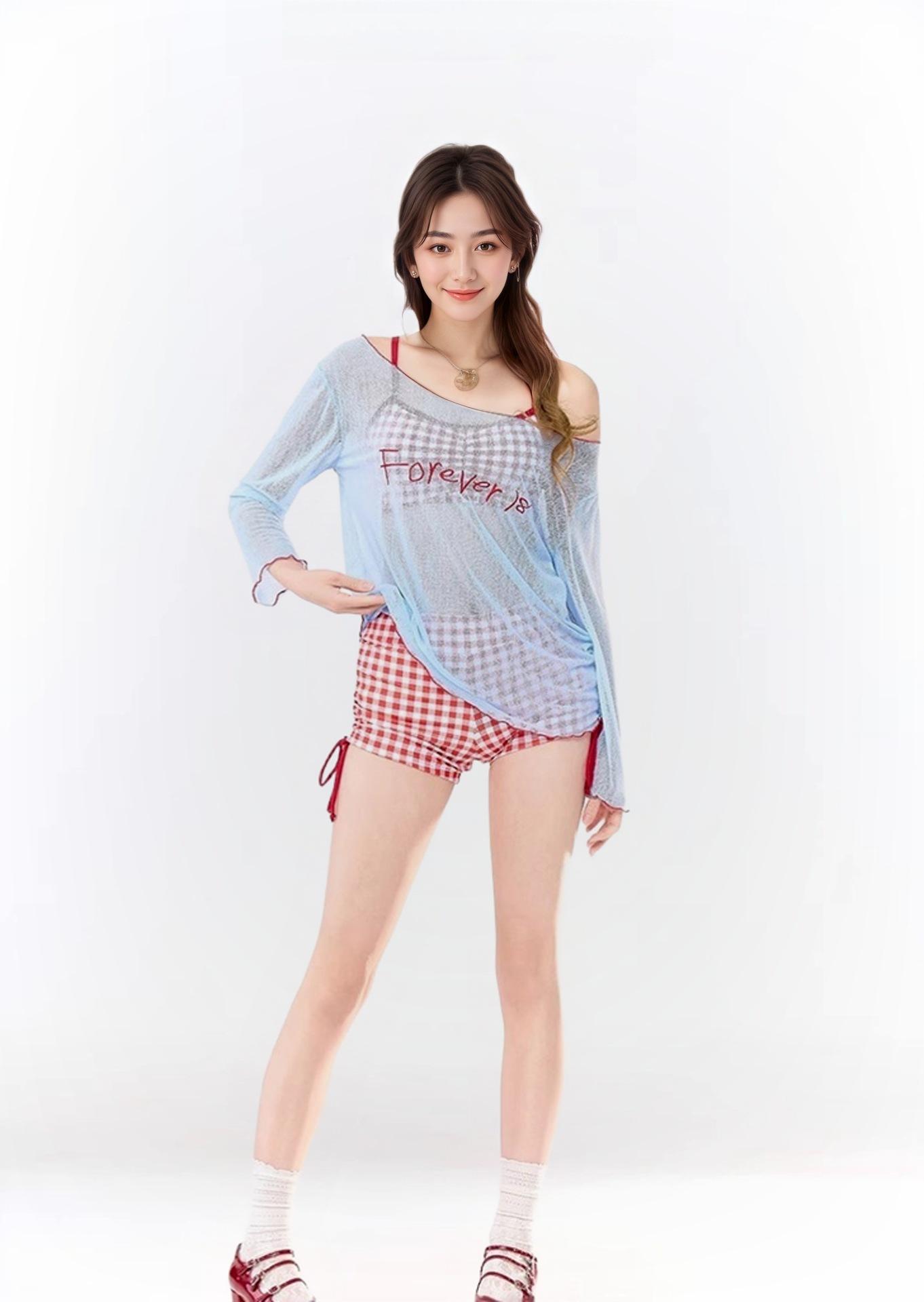 

Pure Desire Sexy Three-point Bikini Long-sleeved Blouse Cute Girly Style High-end Hot Swimsuit Wholesale, please take one size fits all