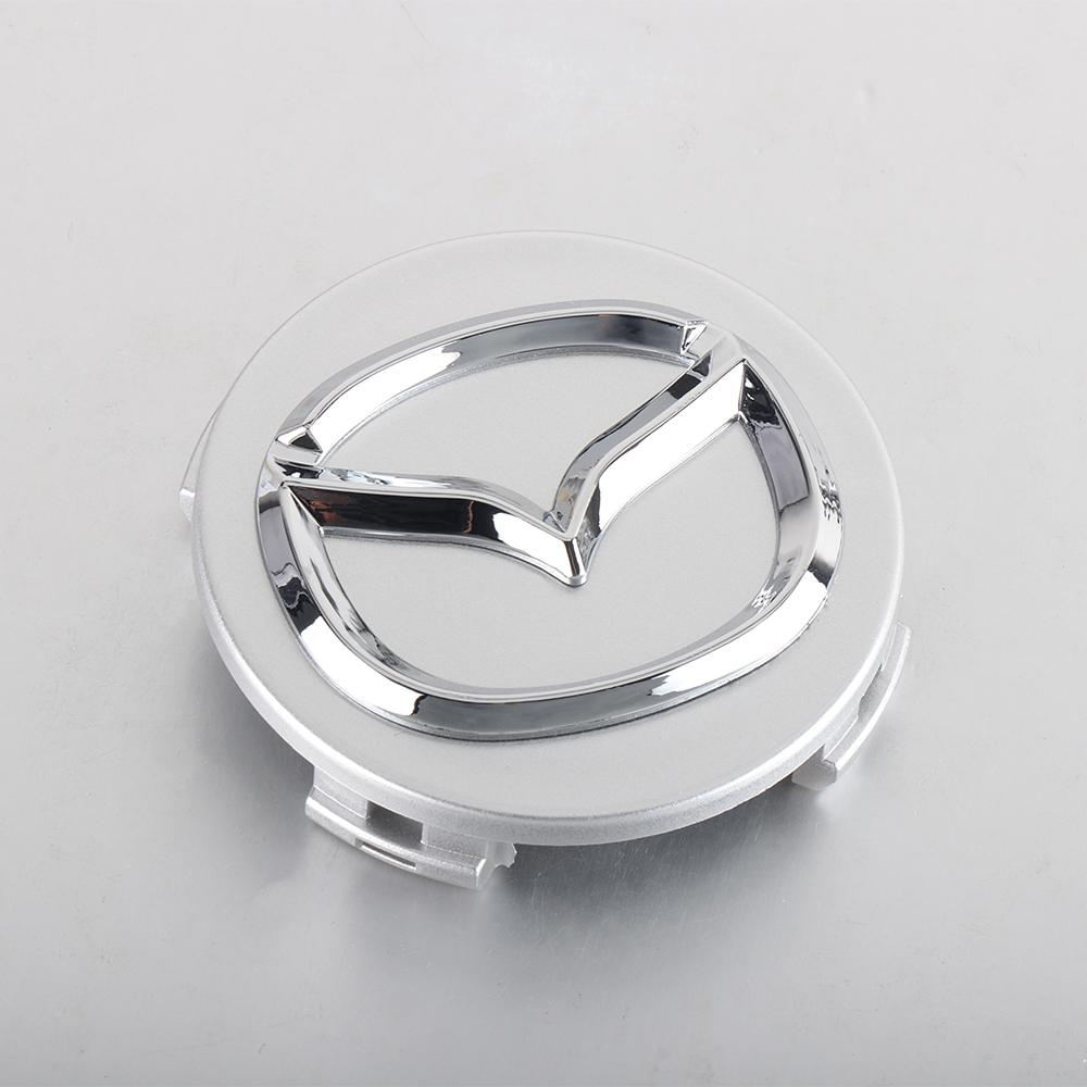 4PCS 56mm Car Wheel Center Caps Tyre Rim Hub cap Cover Stickers Badge For Mazda 2 3 5 6 7 323 626 RX7 RX8 MX3 MX5 Axela Atenza GF3