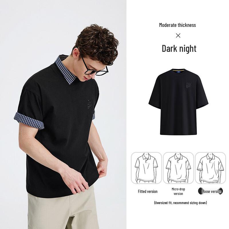 Navigare Men s Cool-Touch Loose Fit Round Neck T-Shirt M