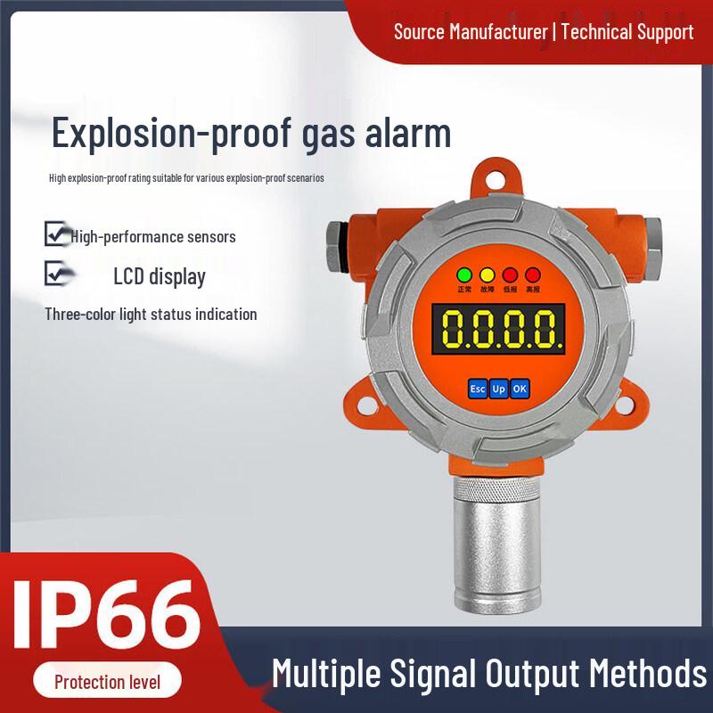 Multi-Gas Detector with Temperature & Humidity Display