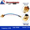 SMP Curved Female To SMA Female Waterproof RF Cable