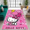 3D cute Hello Kitty cartoon rug, suitable for bedrooms, living rooms, sofas, home doormats, large size children's play mat, Q-01