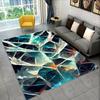 Retro Natural Crystal Ore Stone Area Rug Carpet for Living Room Bedroom Home Decor,kids Play Non-slip for Sofa Doormat Gift