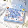 Plastic 26 Key Press Button Toy 26 Key Push Sensory Toy  Bag Ornament