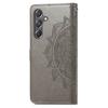 Pour Samsung Galaxy A15 4G/A15 5G Étui Cuir Motif Mandala en Relief Housse de Téléphone