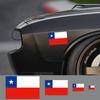 3pcs Chilean Flag Car Stickers Auto Motorcycle Decoration PVC Sticker Waterproof Styling Decals Car Exterior DIY Accessories