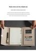A5 Three-fold Loose-leaf Notebook with Card Slot and Receipt Holder for Office Meetings