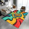 Vivid Colorful Swirl Pattern Design Patterned carpet a non slip rug suitable for all seasons and any setting, gift