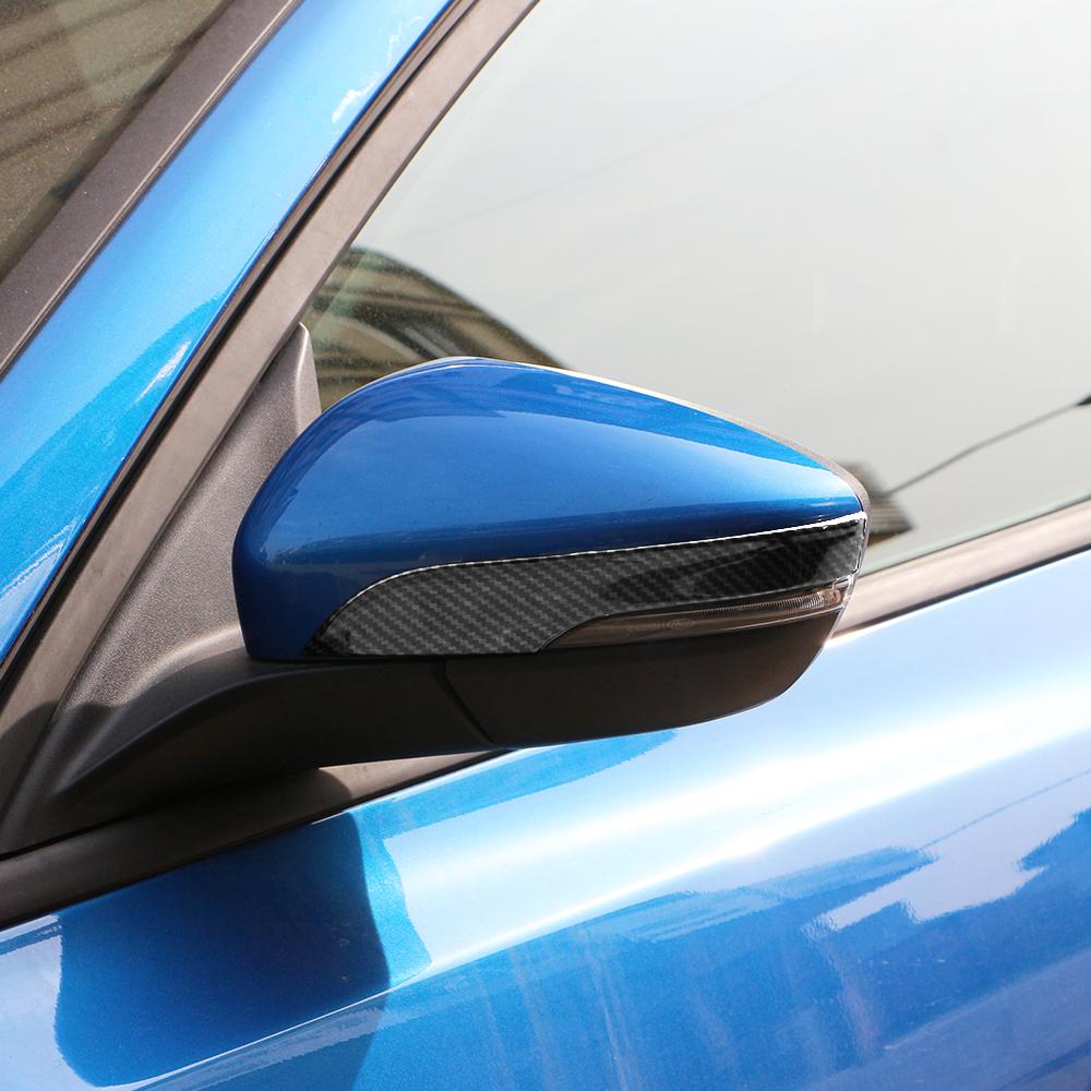 Car Rearview Mirror Anti-Scratch Trim Sticker Cover for Ford Focus MK4 2019 - 2021 2Pcs Side Mirror Strip ABS Chrome Accessories