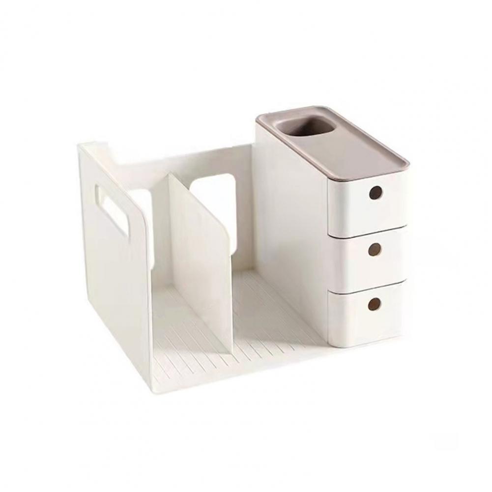 

Детский настольный органайзер, эффективный настольный органайзер для хранения файлов, стильный небольшой книжный шкаф для офисных принадлежностей, ручка для стола