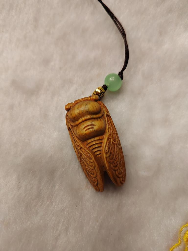 Green Sandalwood Zodiac Animal Guardians Phone Strap & Backpack Pendant