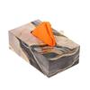 MDF Tissue Box for Table (23 X 14 X 8 Cm, Silver Marble),  Duli