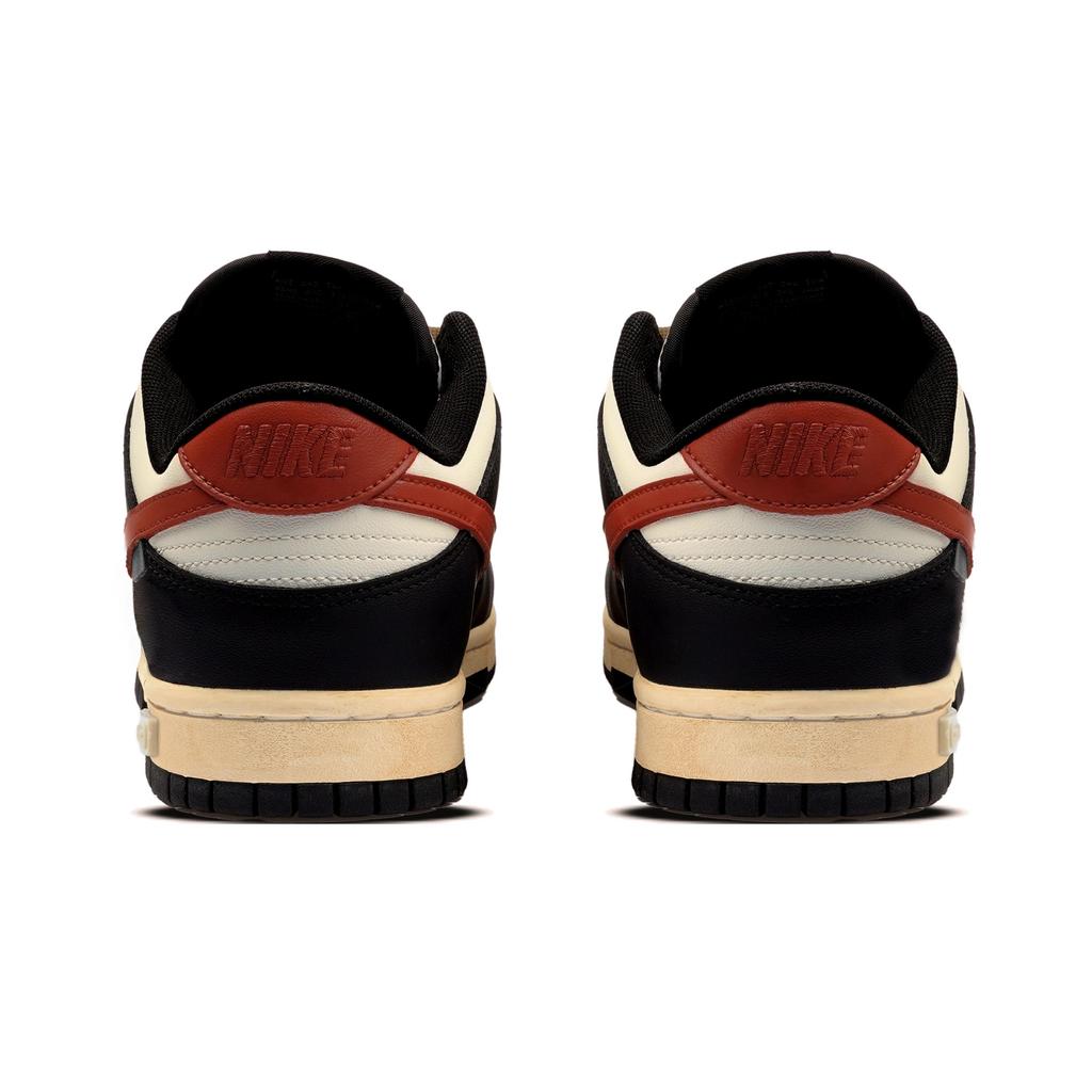 Nike Dunk Abrasion Resistant Abrasion Resistant Low Top Skateboard Shoes Unisex Black Red DD1391-100(Team1192-)