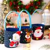 Large Capacity Christmas Denims Bag Fabric Holiday Party Decoration Carryall Top Sale
