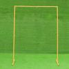 Golden Wrought Iron Wedding Arch & Decorative Flower Stand