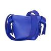Logo Embossed Twisted Knot Detail Magnetic Closure Matte Grain Leather Tote Bag Women Tote Bags Blue A10095-AAN
