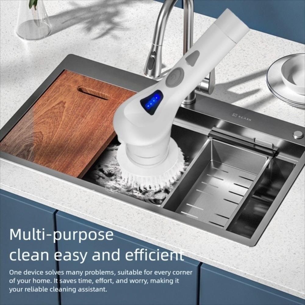 Buy 1 Take 9 Electric Cleaning Brush Handheld Cordless Cleaning Brush  Bathroom