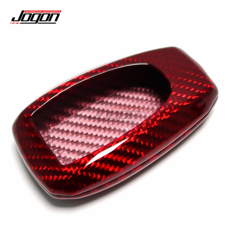 Carbon Fiber Smart Remote Key Case Fob Case For Subaru WRX STI - Exterior Remote Smart Key Case Holder Fob 4 Buttons Key