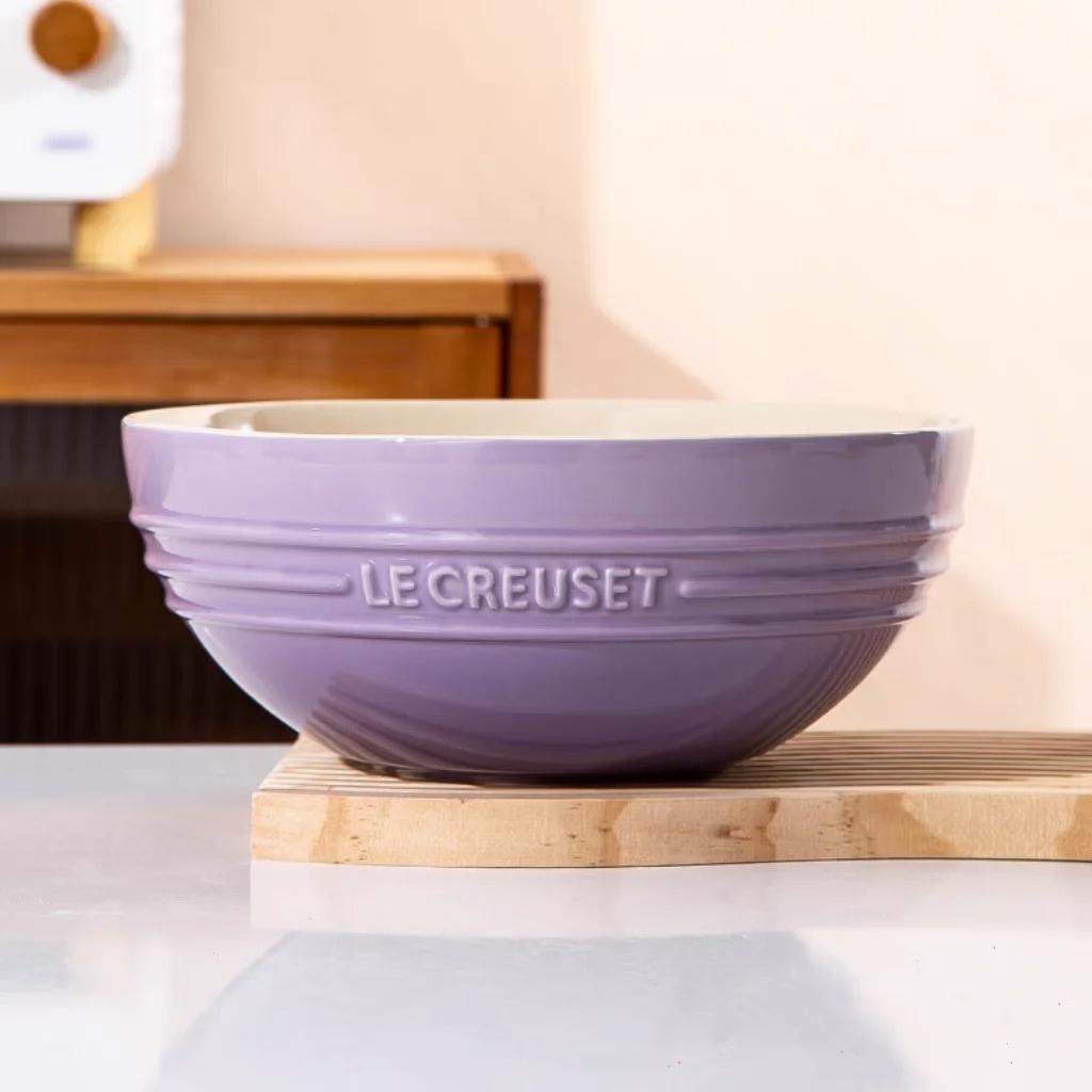 Large Capacity Ceramic Soup Face Bowl Salad Bowl Le Creuset Home Use Big Bowl French Style Dinnerware