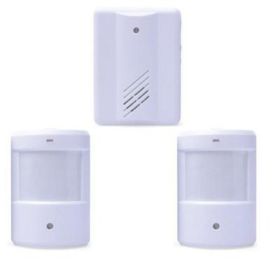 Upgraded Infrared Wireless Doorbell and Smart Sensor Driveway Alarm