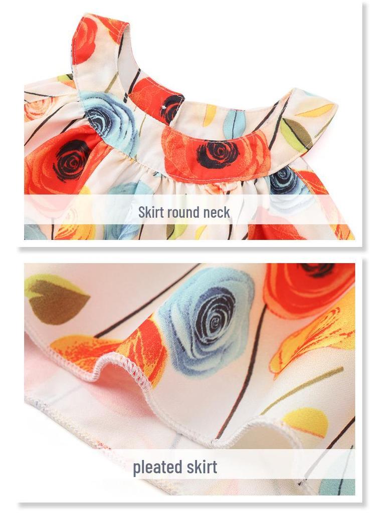 Costume de plajă coreene de vacanță: Rochii de vară mamă-fiică 2025