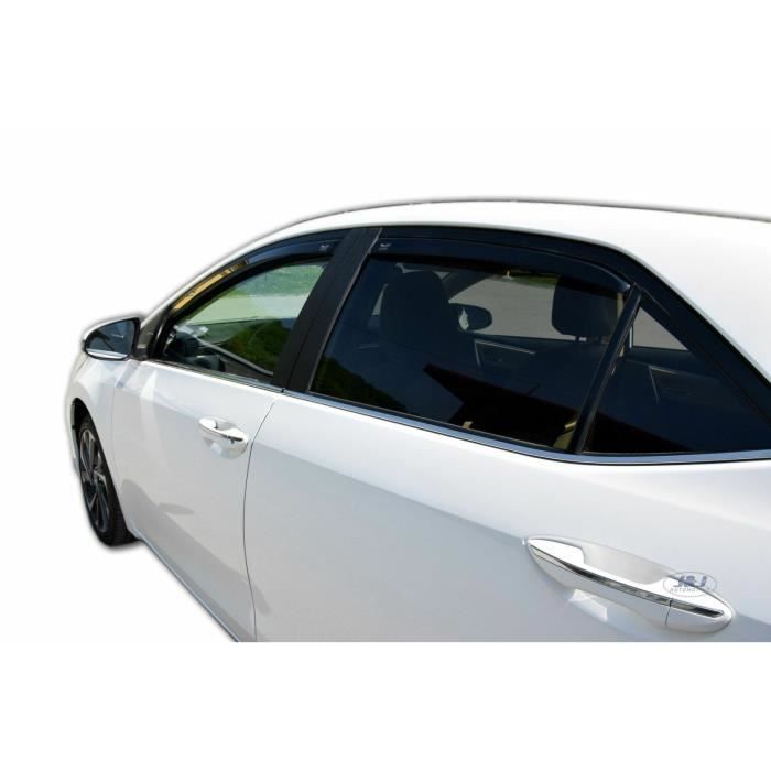 J&J AUTOMOTIVE | Heko Deflecteurs d'air Déflecteurs de Vent Pour Toyota Corolla E16 2014-2018