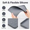 Raised Edge Washing Machine Drain Pan Anti Slip Floor Protector Water Dispenser Mat  Coffee Machine